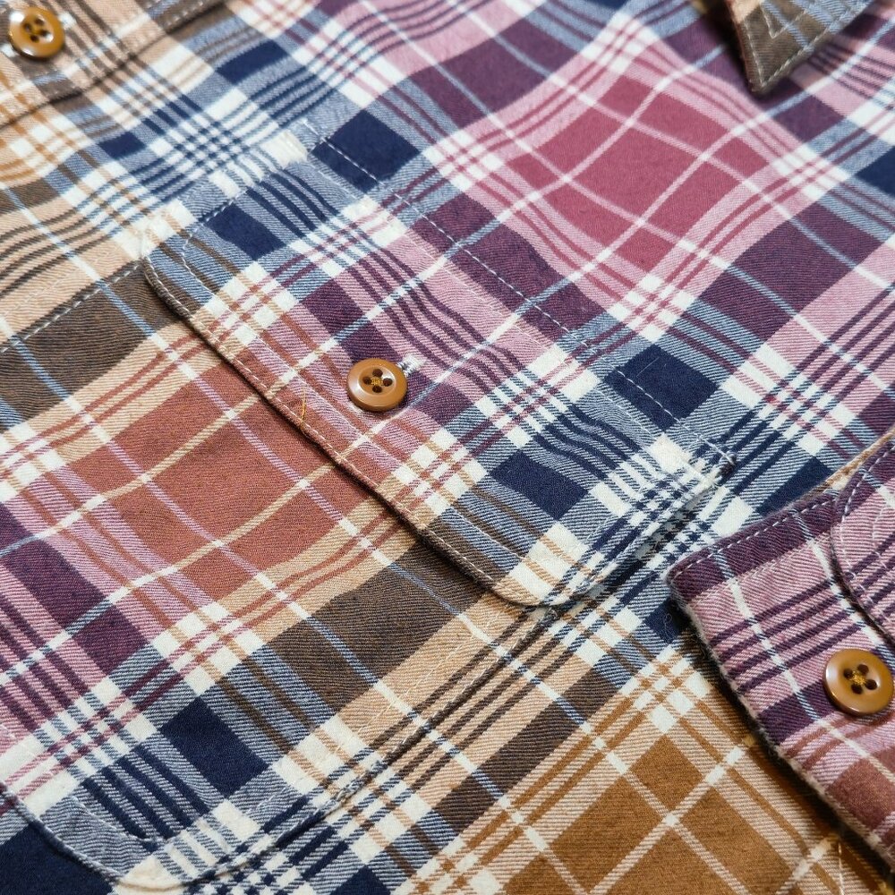 LL Bean Signature Men's Long-Sleeve Plaid Shirt Size M - Picture 4 of 7